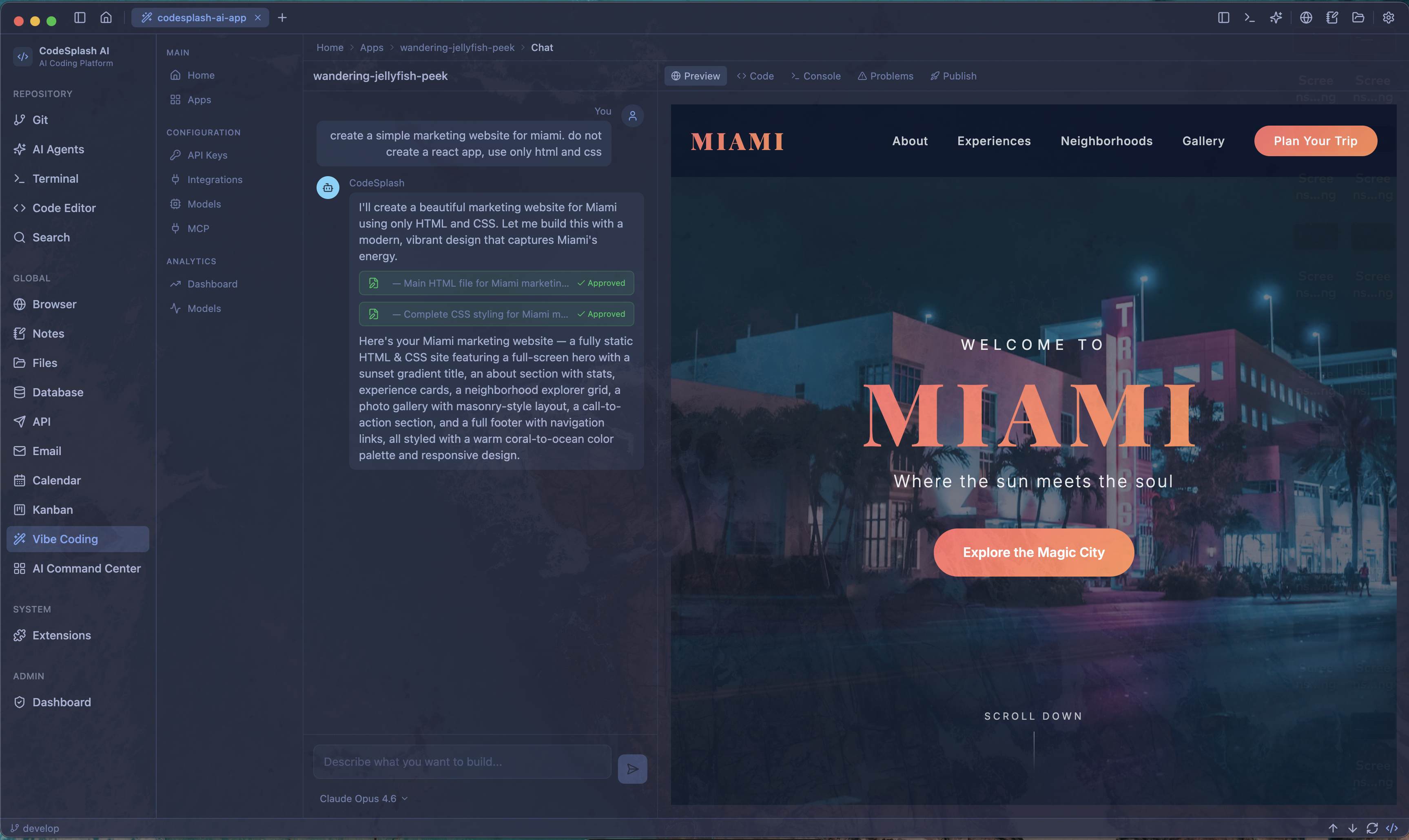 CodeSplash AI gallery image