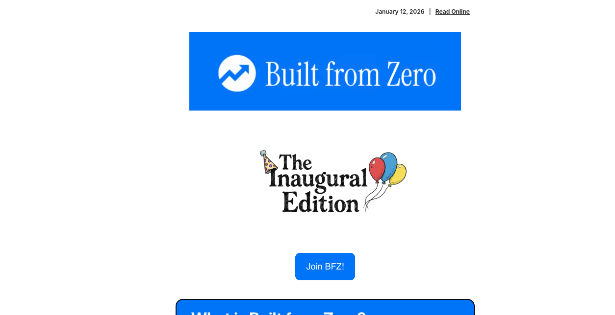 Built from Zero gallery image