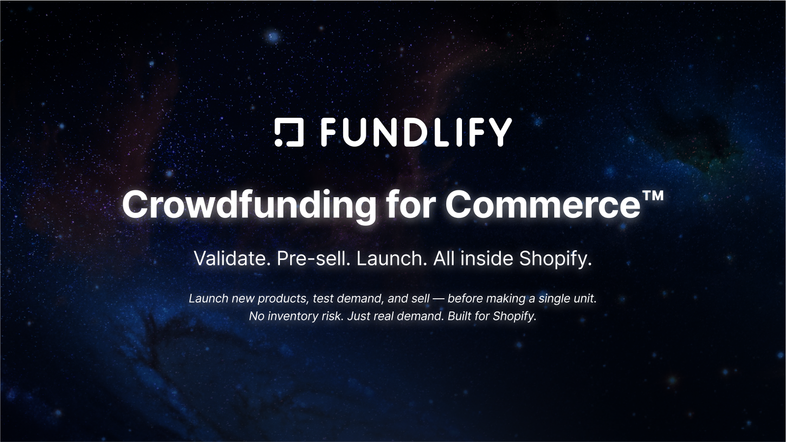 Média Fundlifier - Crowdfund & Pre-Sell Products sur Shopify 1