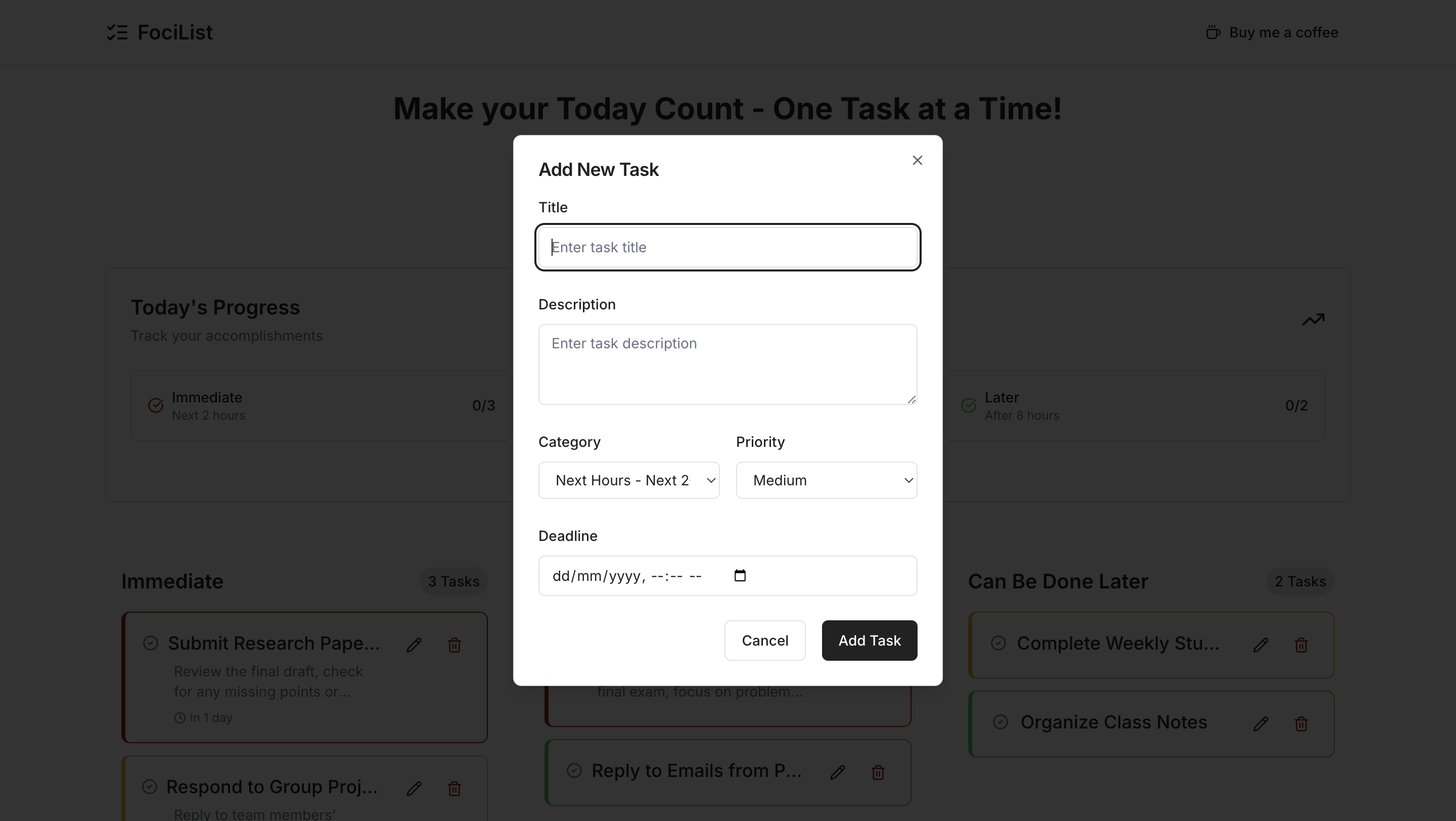 FociList gallery image
