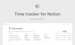 Time tracker for Notion image