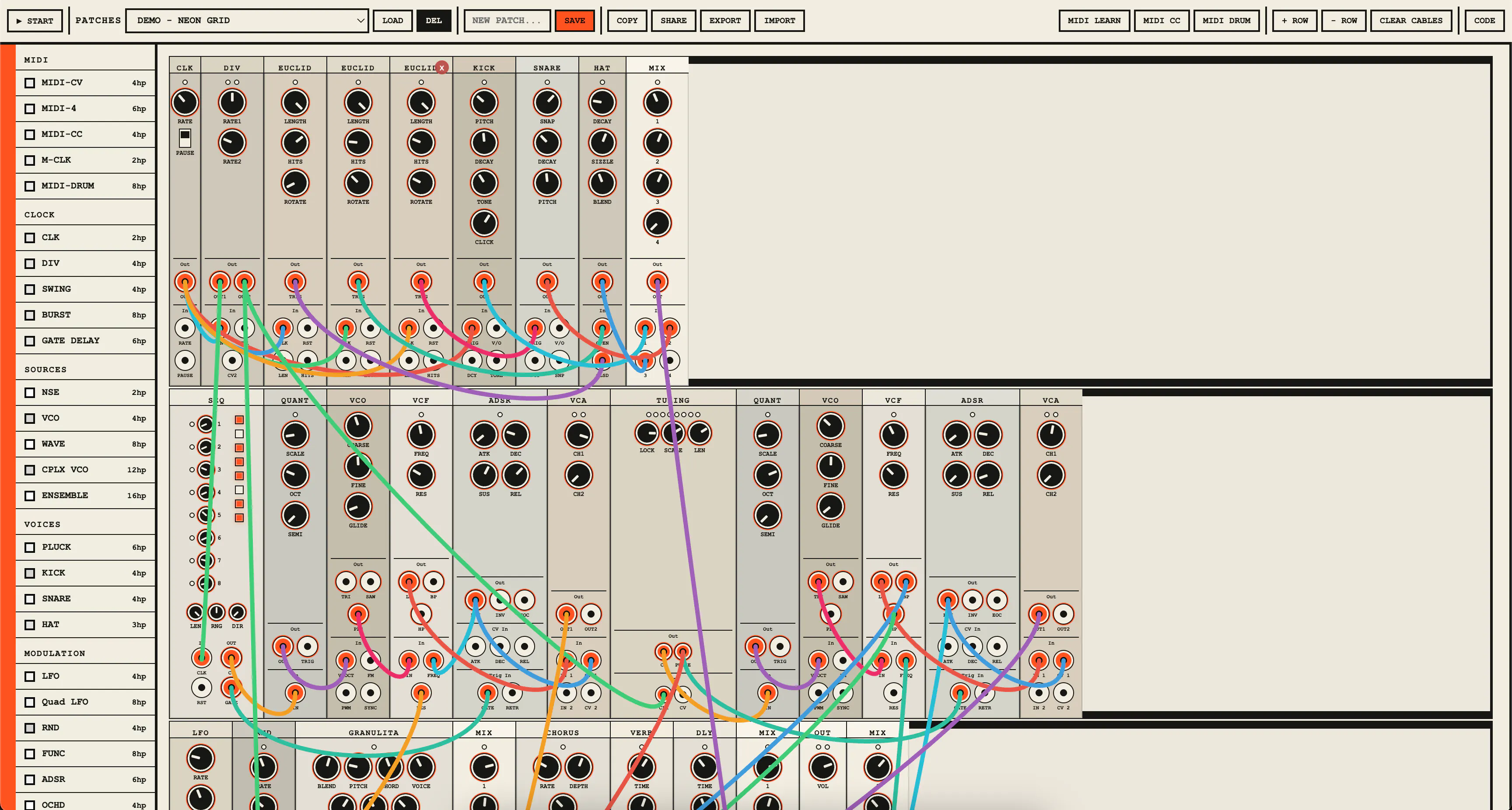 Eurorack JS gallery image