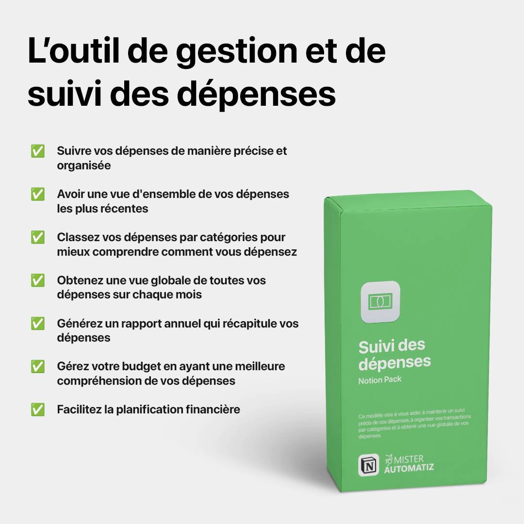 Suivi des dépenses