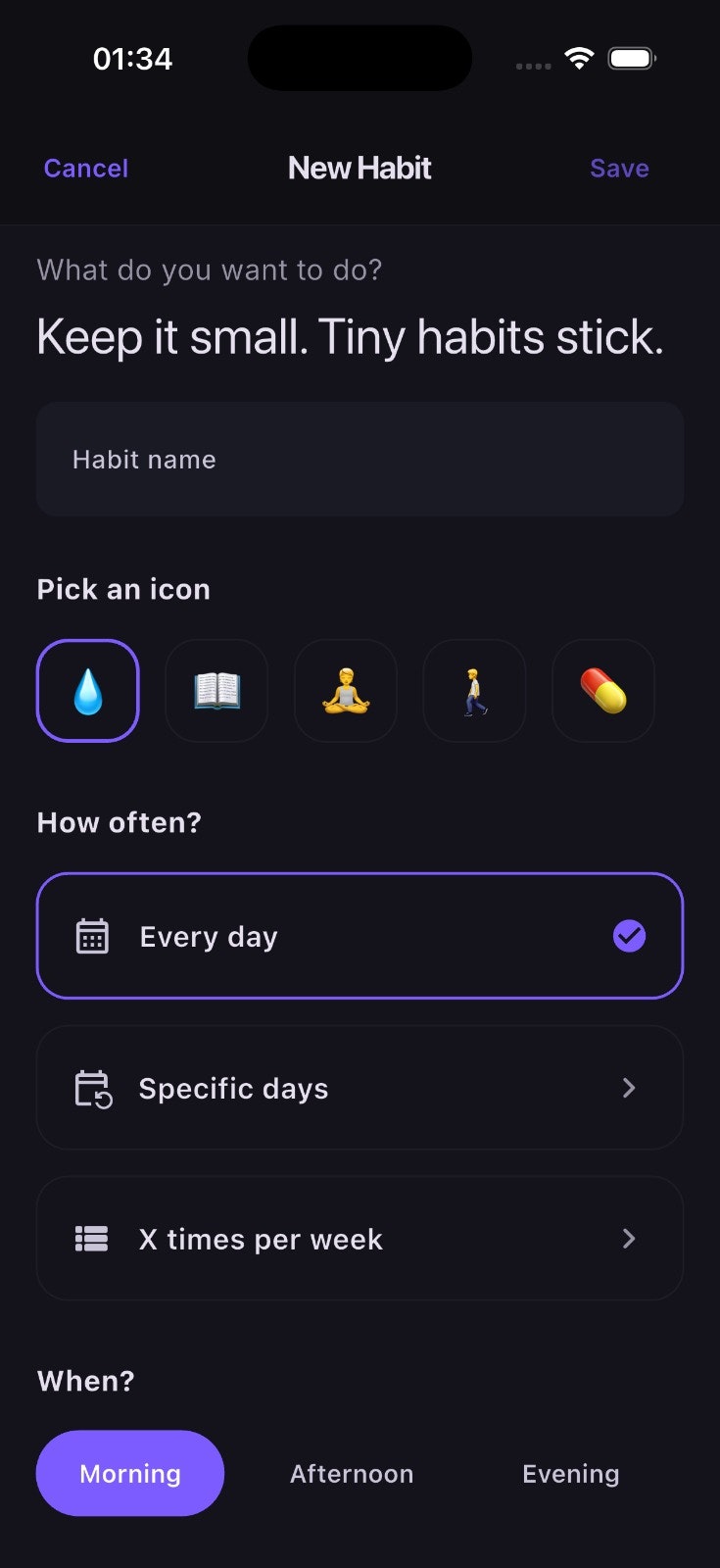 TinyHab: ADHD Habit Tracker gallery image