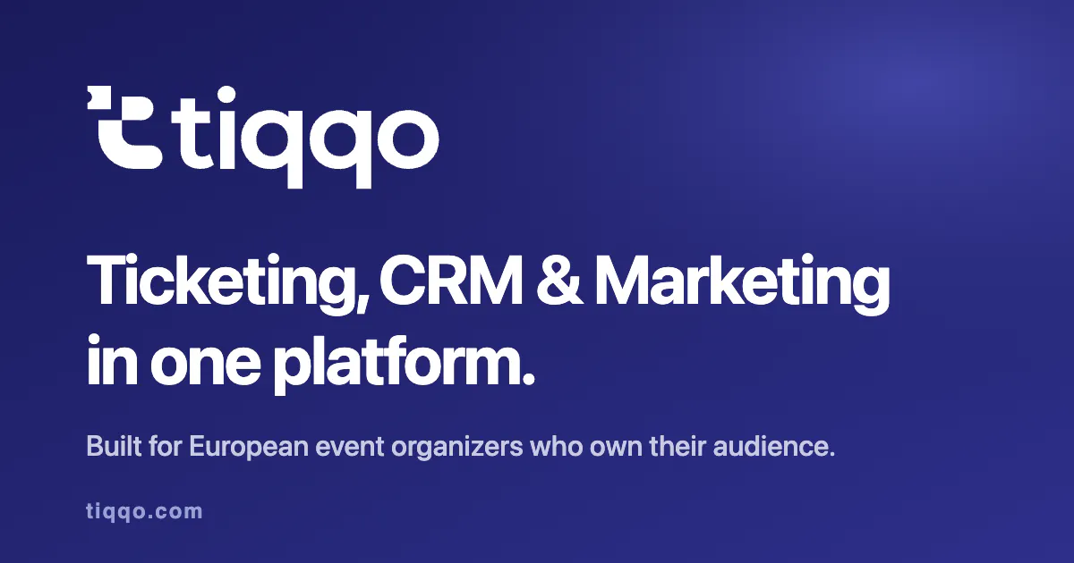 Tiqqo – Event Ticketing & Audience CRM gallery image