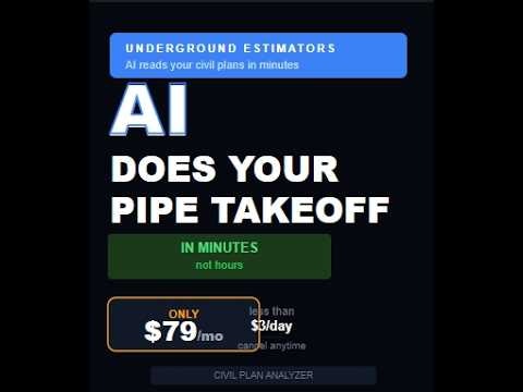 AI Construction Plan Pipe Analyzer gallery image