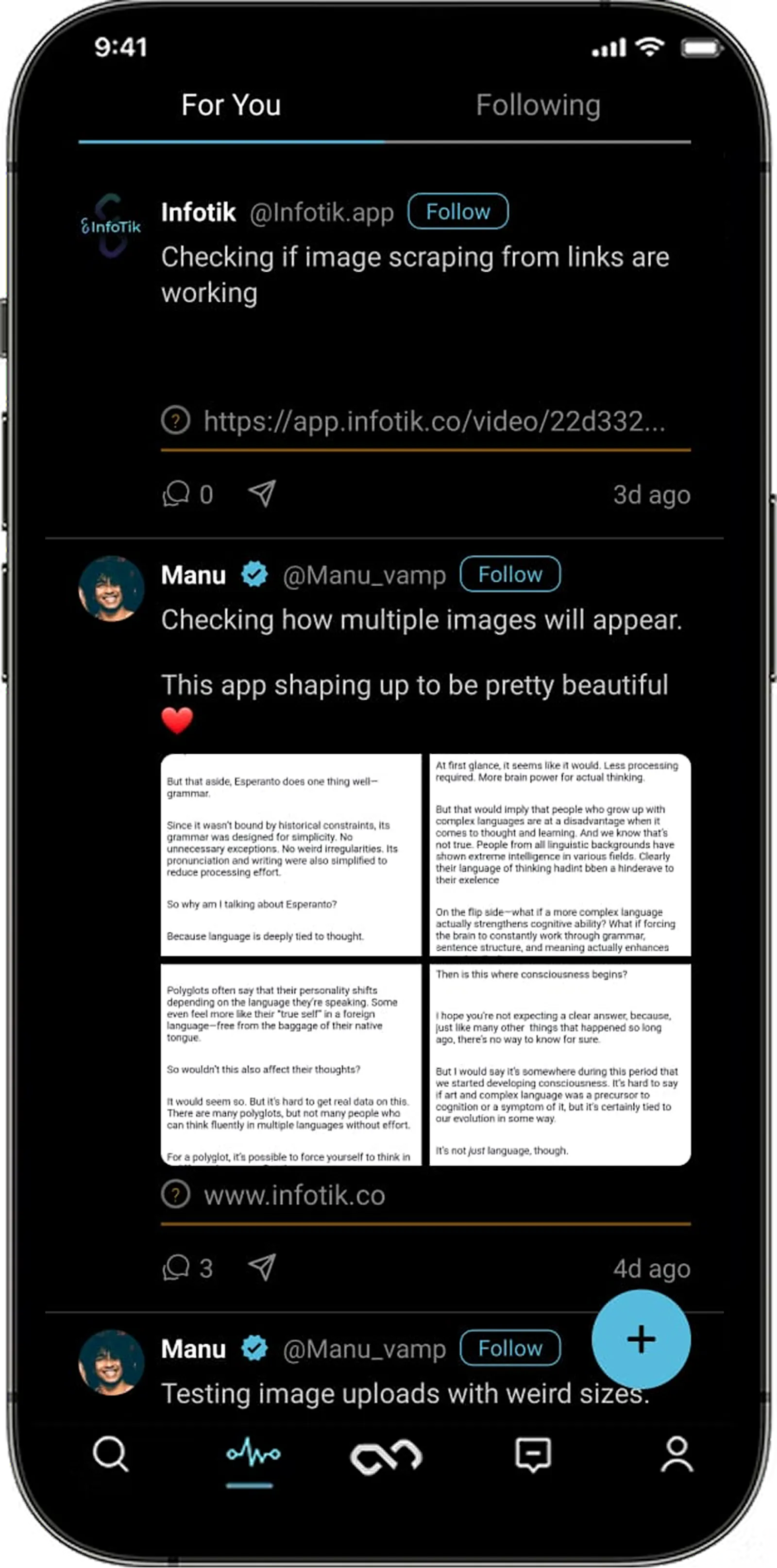 InfoTik screenshot 3