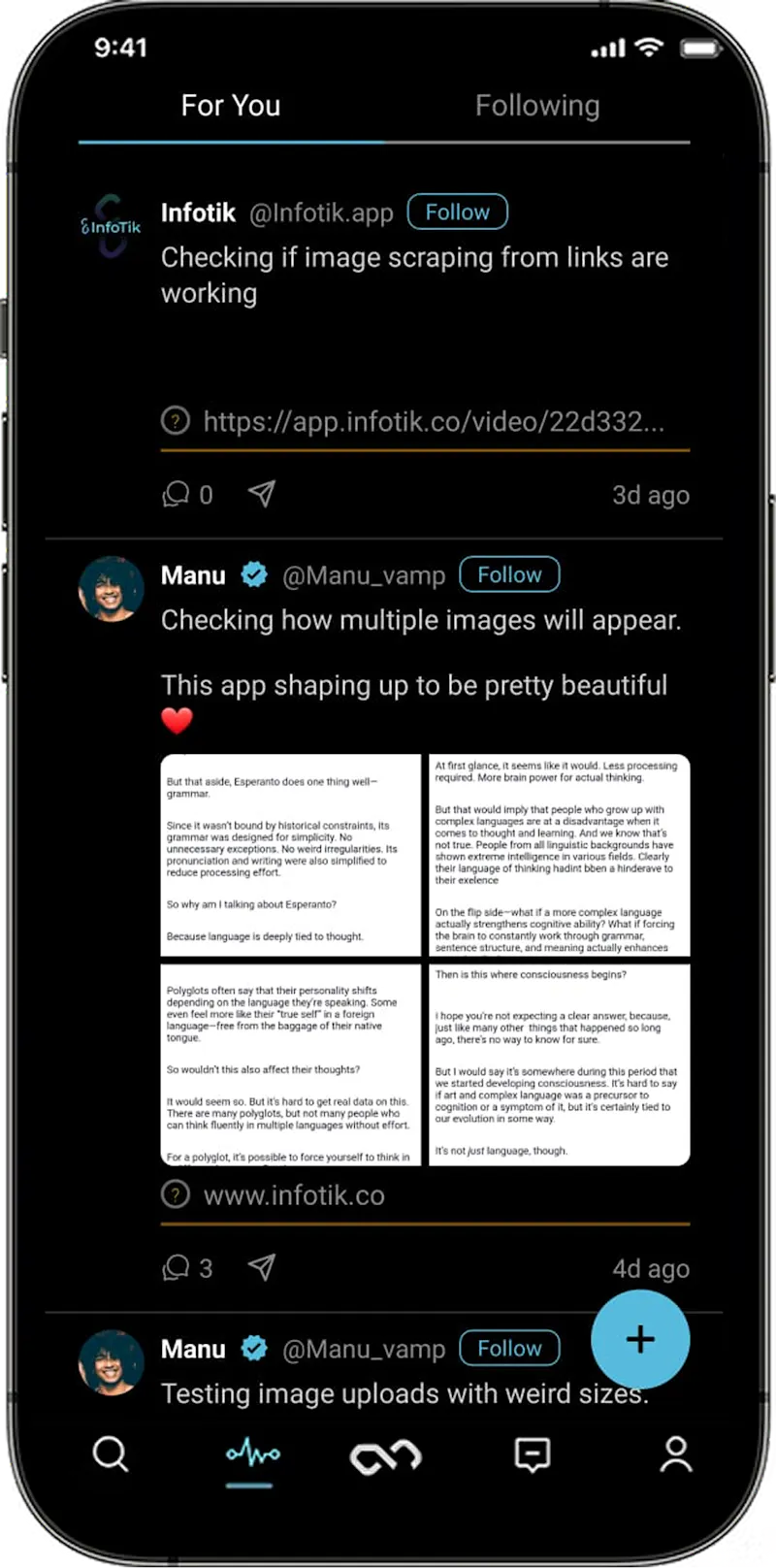 InfoTik screenshot 3
