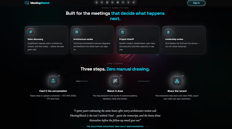 MeetingSketch screenshot 4
