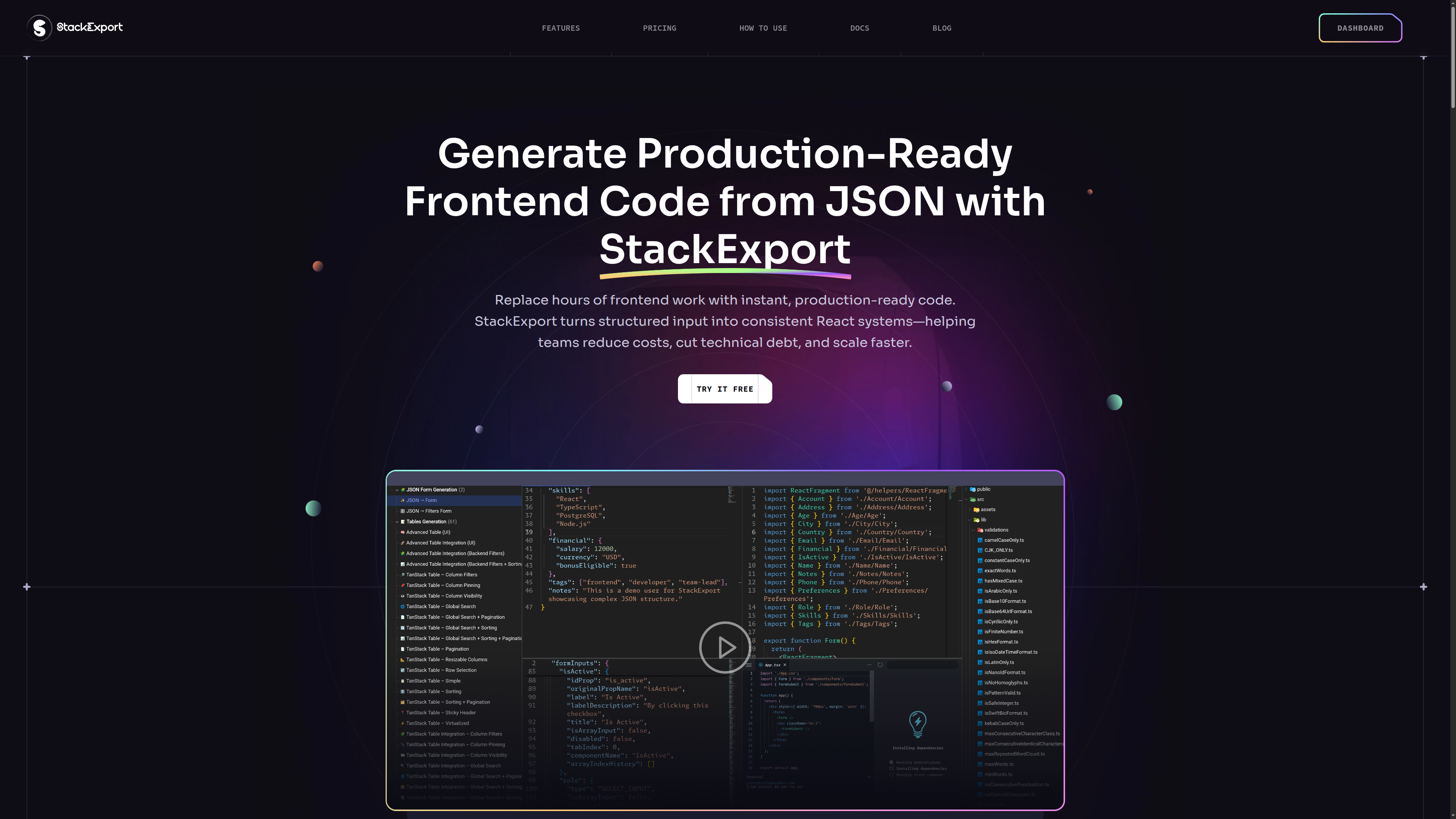 StackExport gallery image