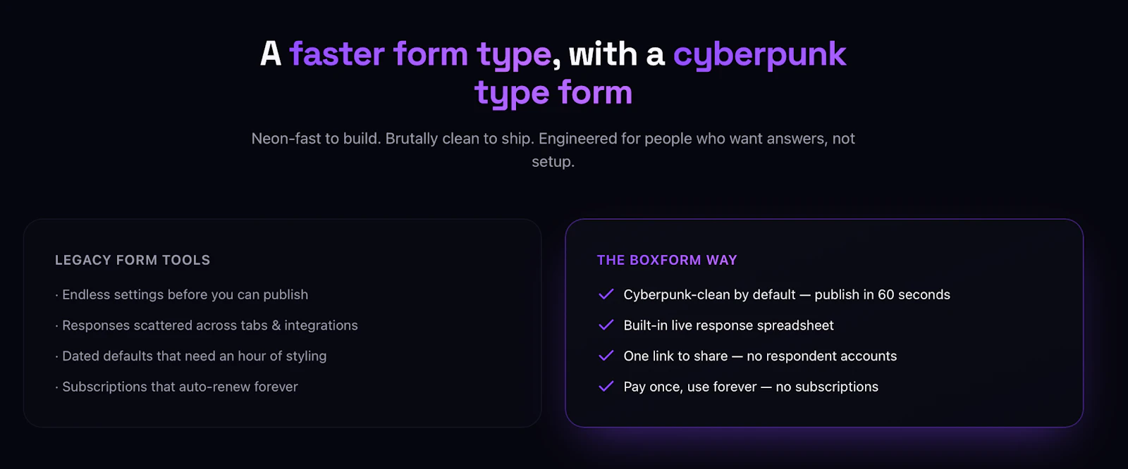 BoxForm screenshot 2
