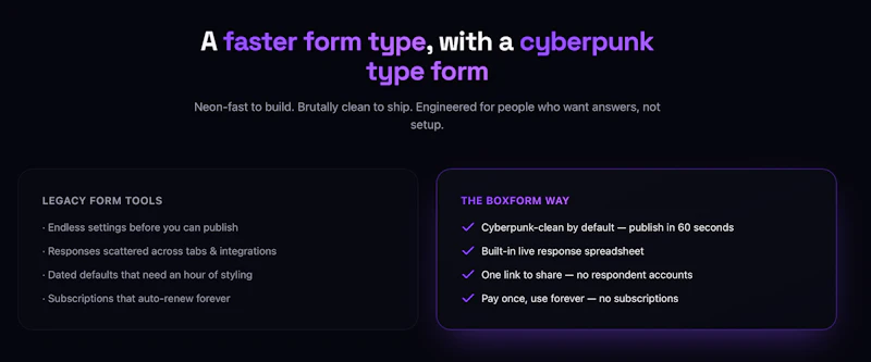 BoxForm screenshot 2