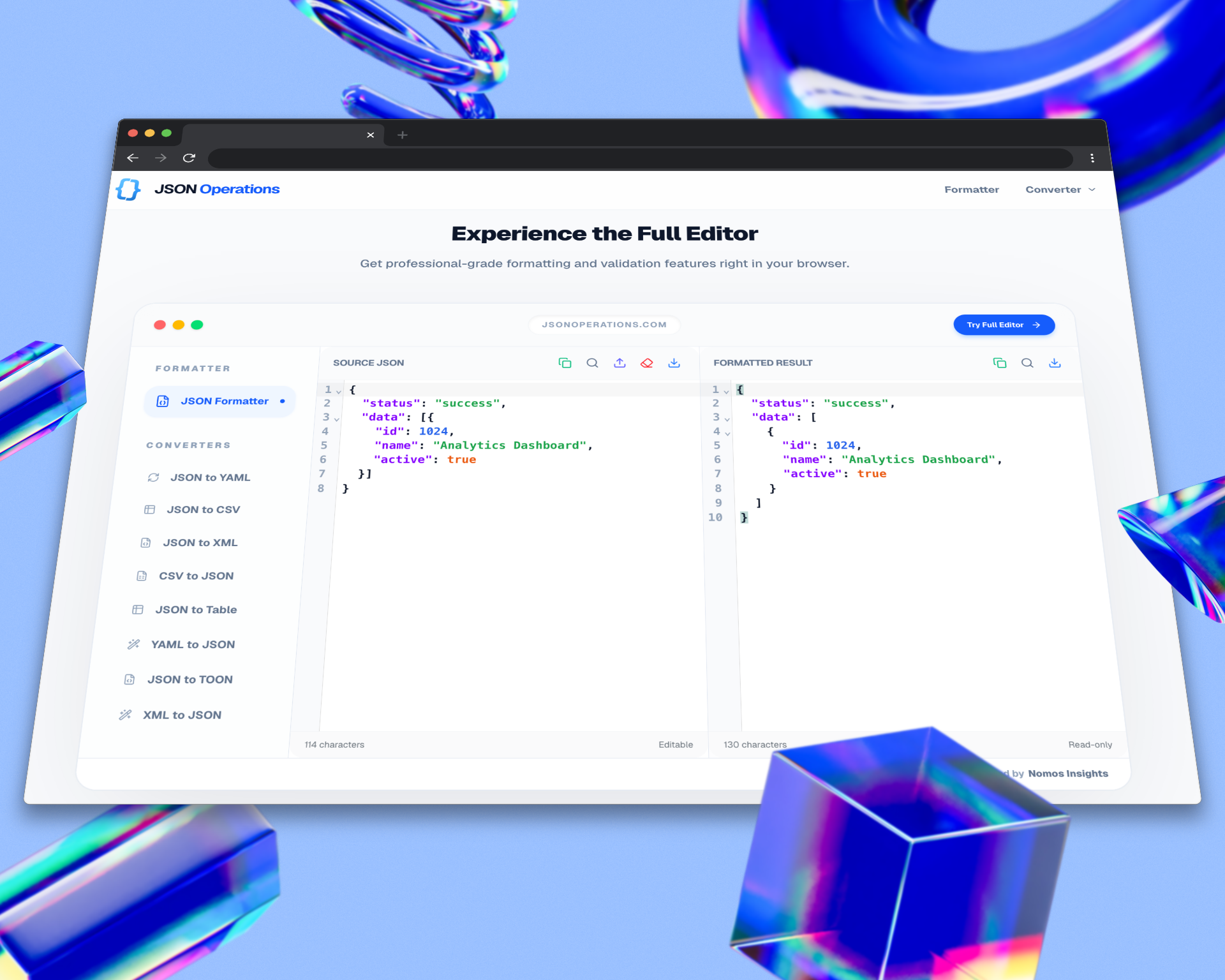 JSON Operations gallery image