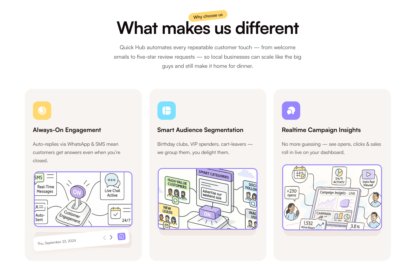 Quick Hub - Automate your marketing media 3