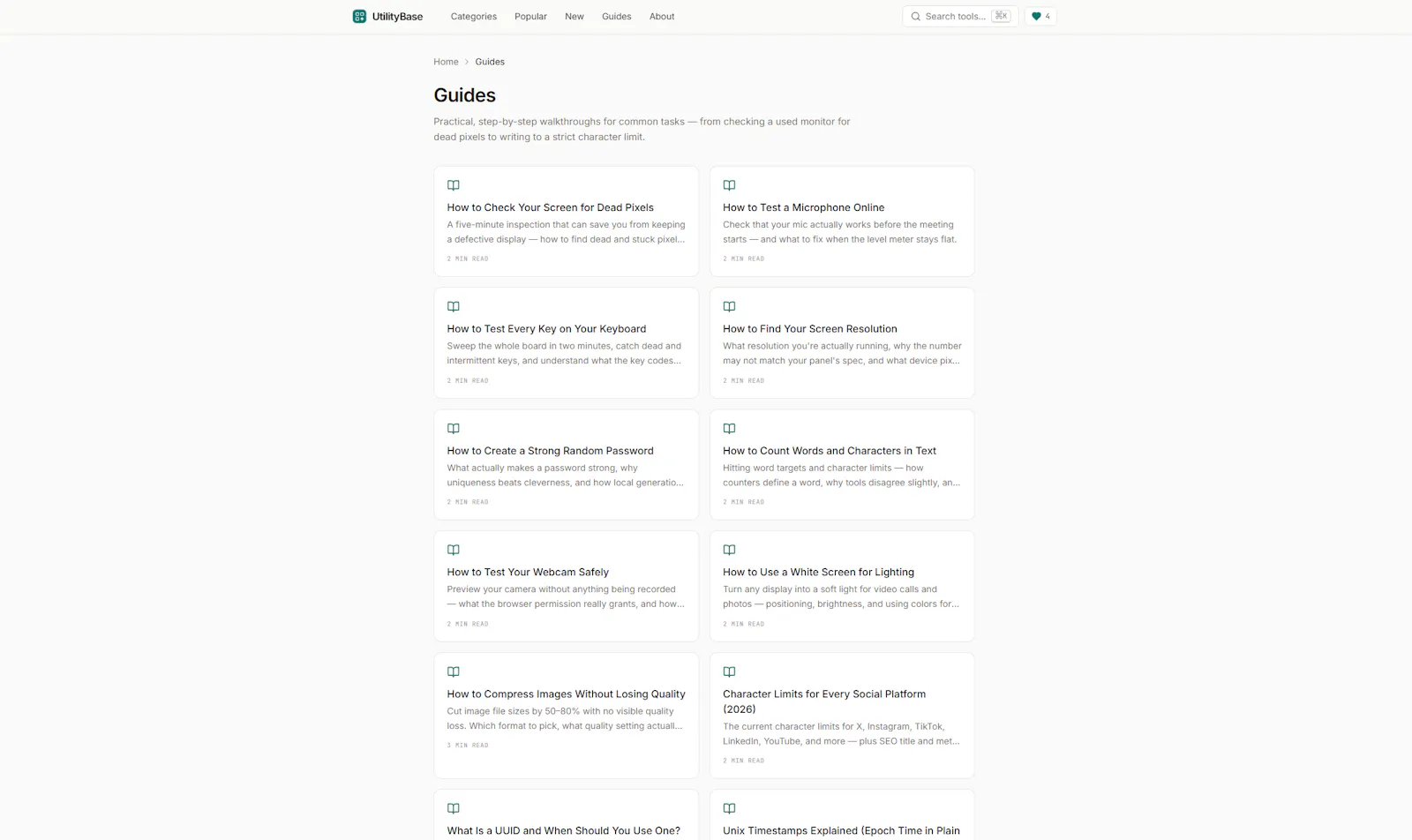 UtilityBase — Everyday browser tools screenshot 4