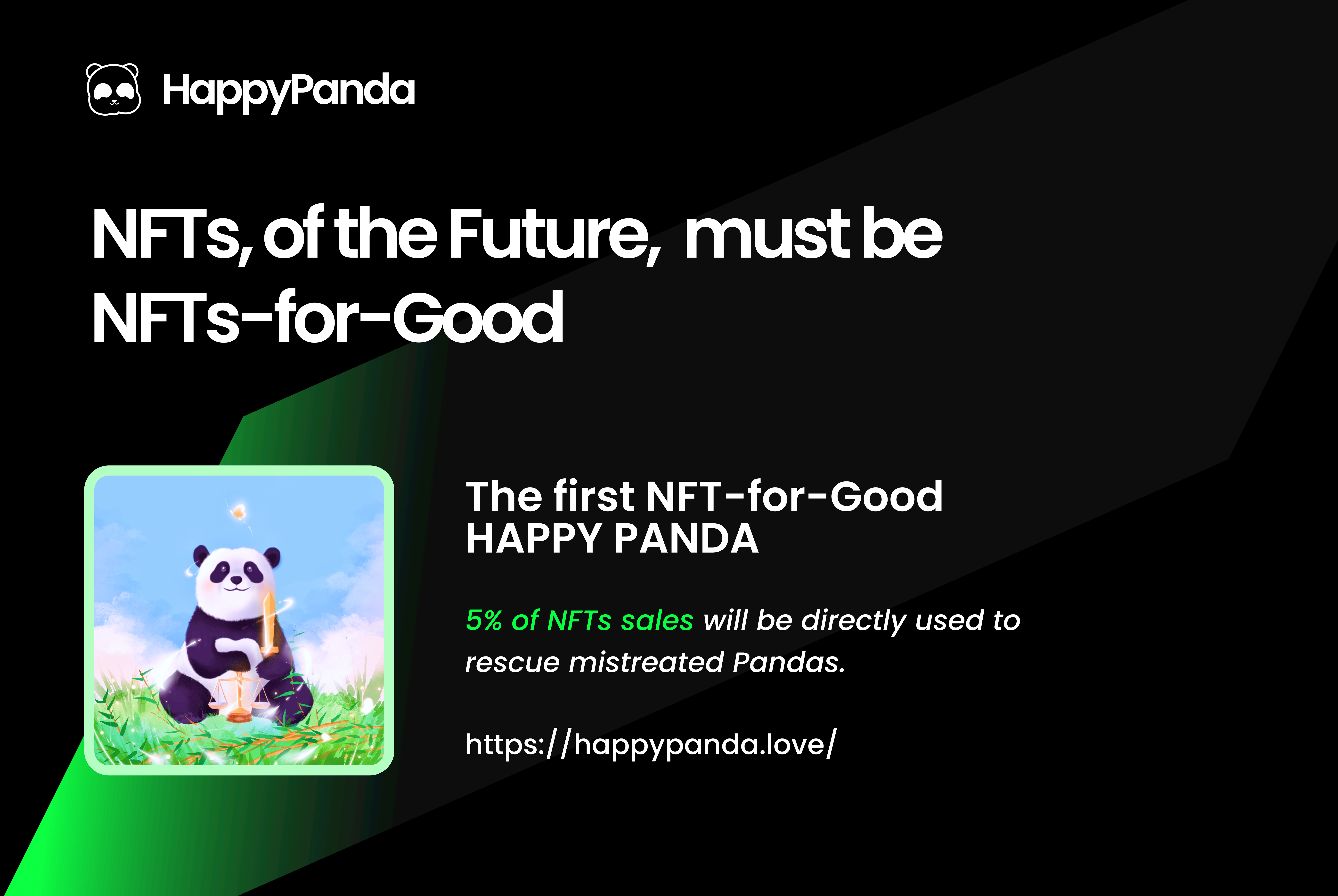 Media Dự án Happy Panda NFT - Bộ sưu tập NFT-FOR-GOOD đầu tiên bảo vệ gấu trúc 1
