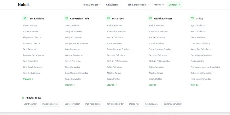 Noloii Free Online Tools Hub screenshot 7