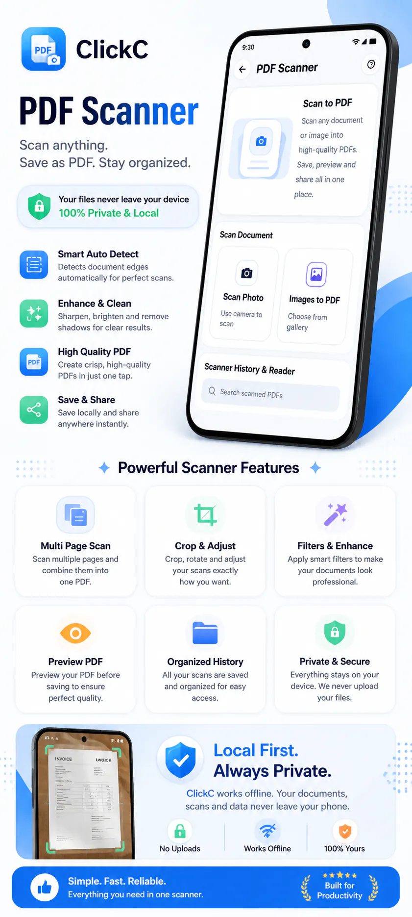 ClickC: PDF Scanner & Reader gallery image