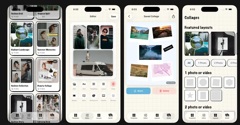 Frame Studio : Collage Maker screenshot 1