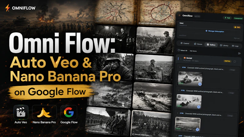 Omni Flow: Bulk Image/VIdeo Generation screenshot 1