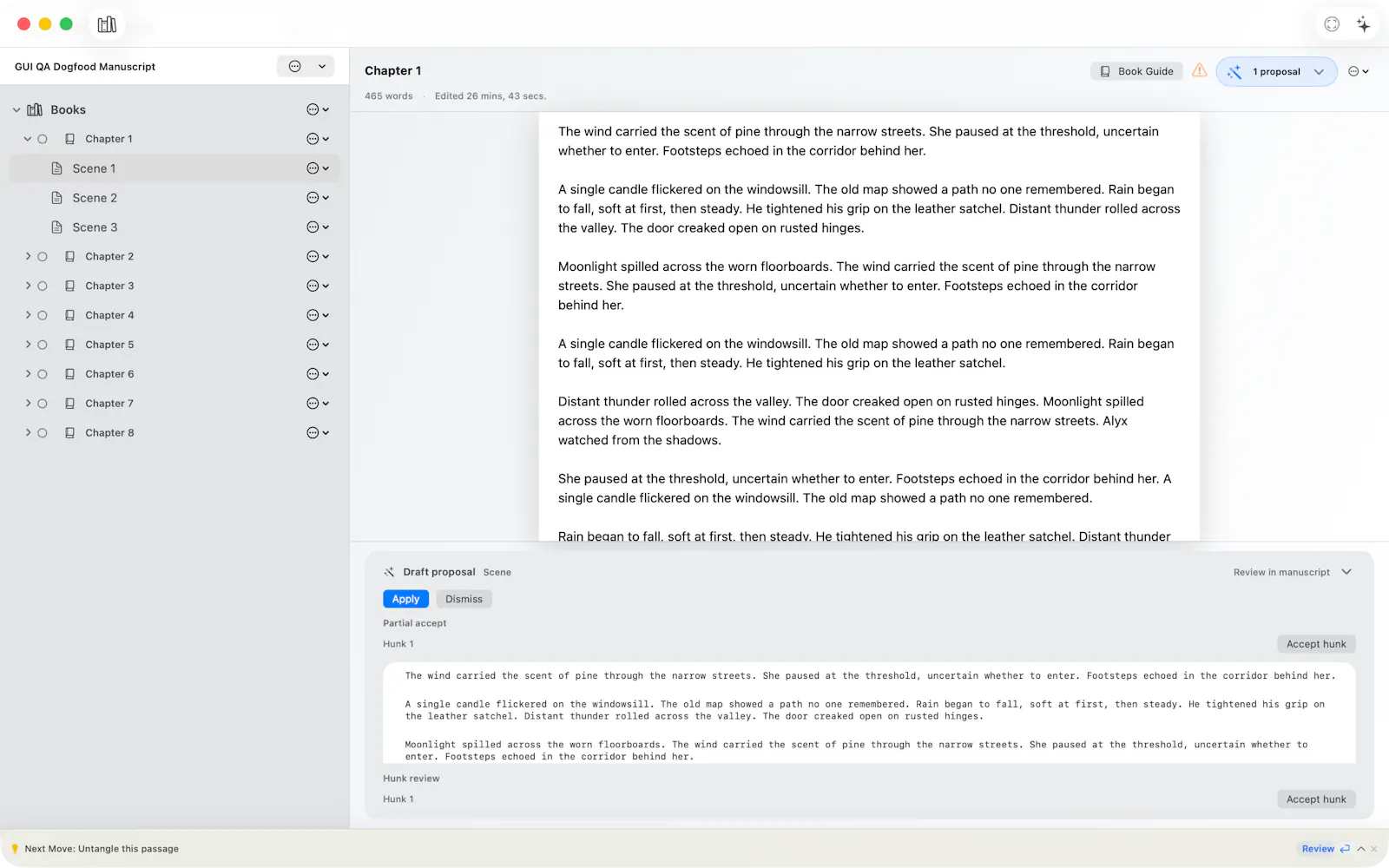 WolfeWriter screenshot 2
