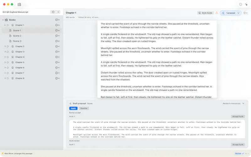 WolfeWriter screenshot 2