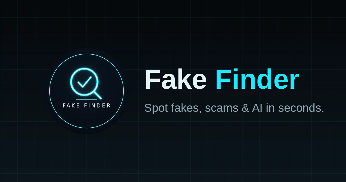 Fake Finder — Is It Real or Fake? 截图