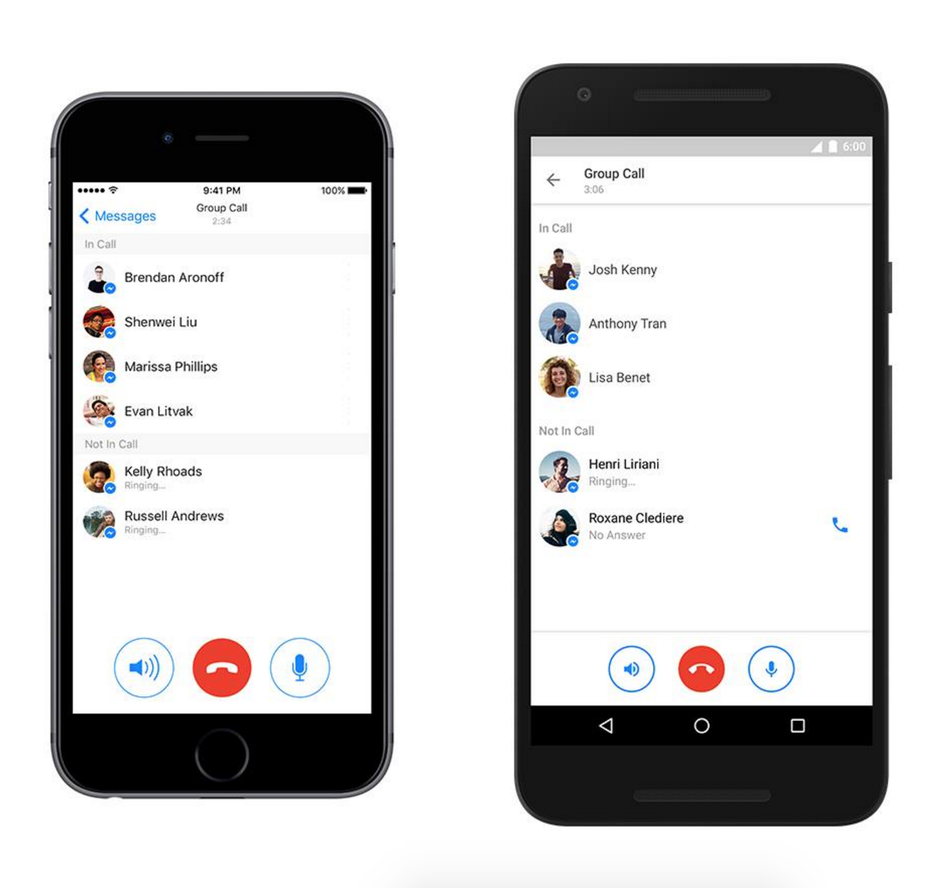 Group Calling for Facebook Messenger