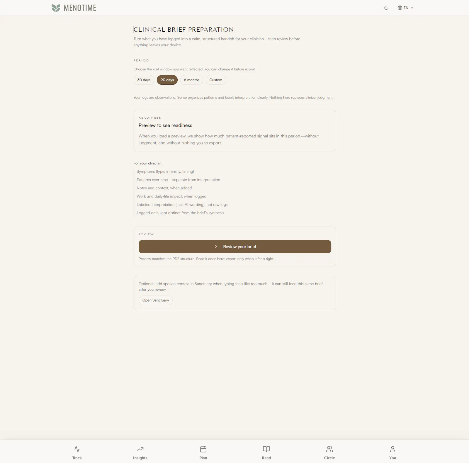 MenoTime screenshot 4