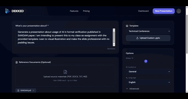Dekked screenshot 1