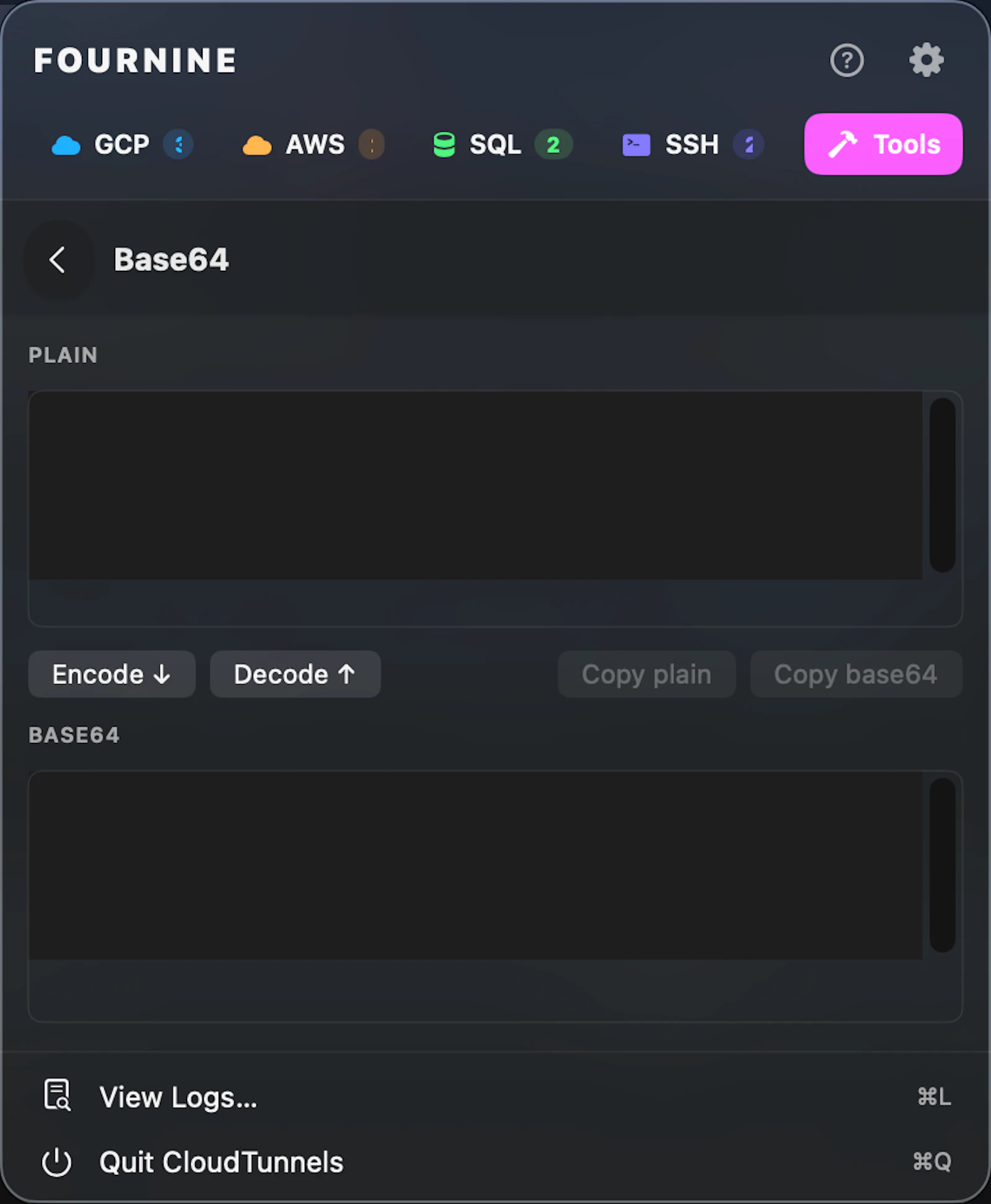 CloudTunnels-One menu bar. Every tunnel. screenshot 11