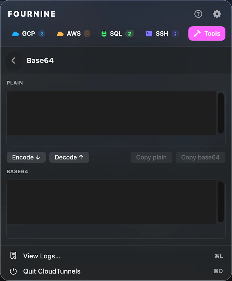 CloudTunnels-One menu bar. Every tunnel. screenshot 11