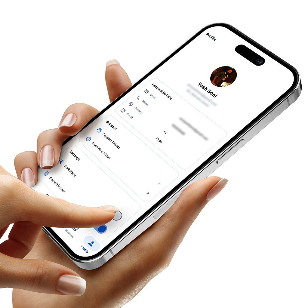 WHMCS Client Area App for Android & iOS gallery image