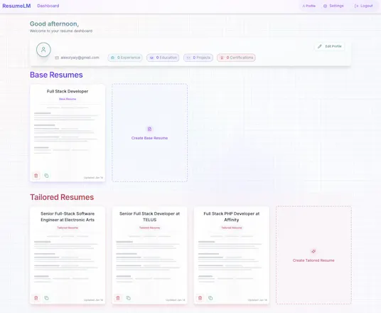 ResumeLM gallery image