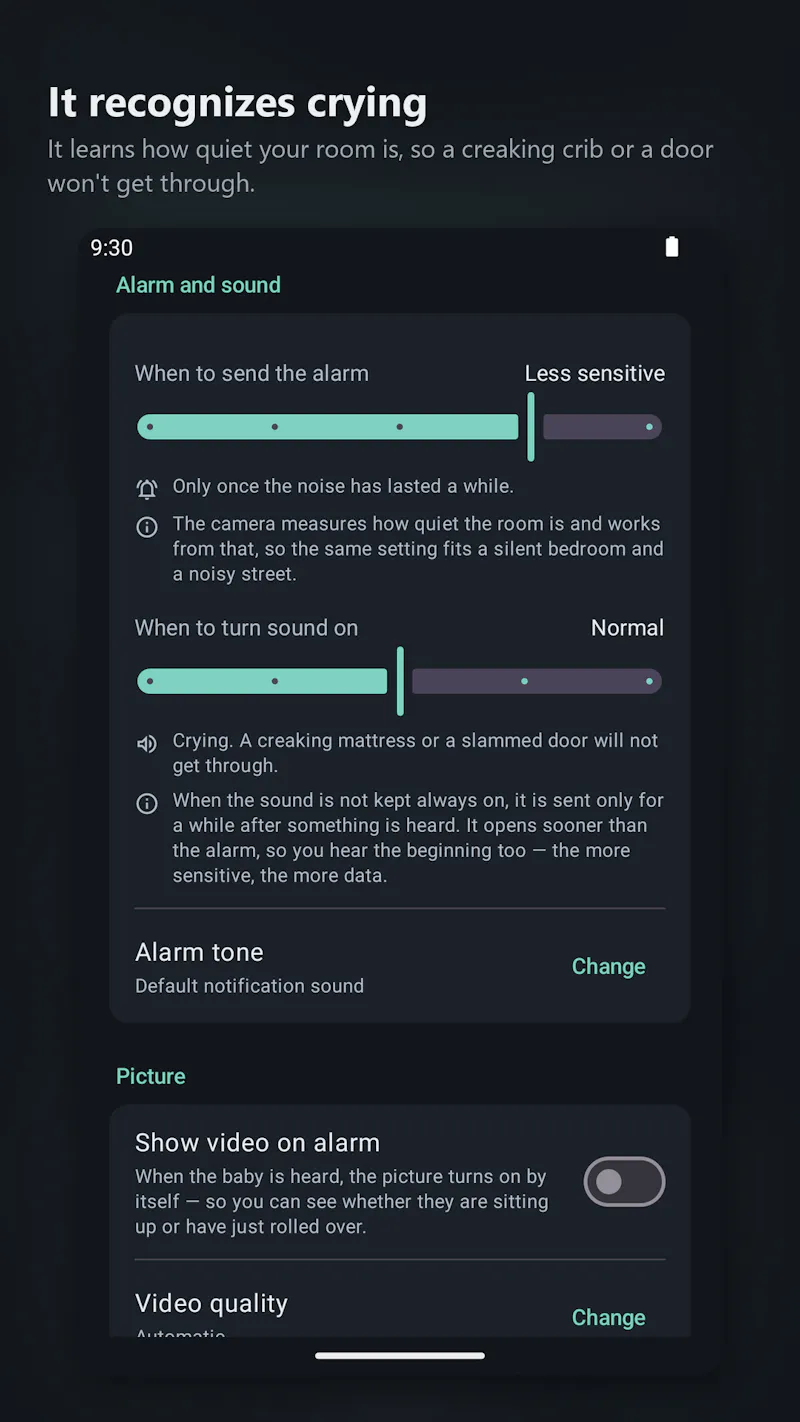 CribWatch - Baby Monitor screenshot 6
