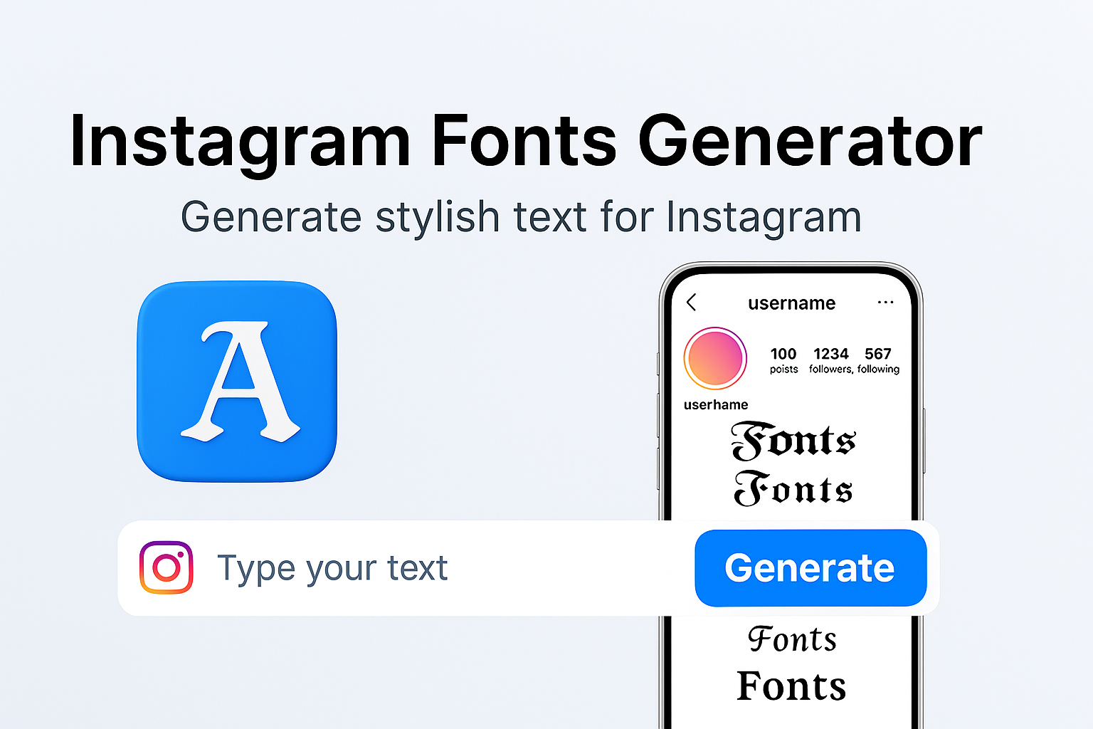 Generador de fuentes de Instagram - Genere fuentes únicas para su bio y publicaciones de Instagram media 2