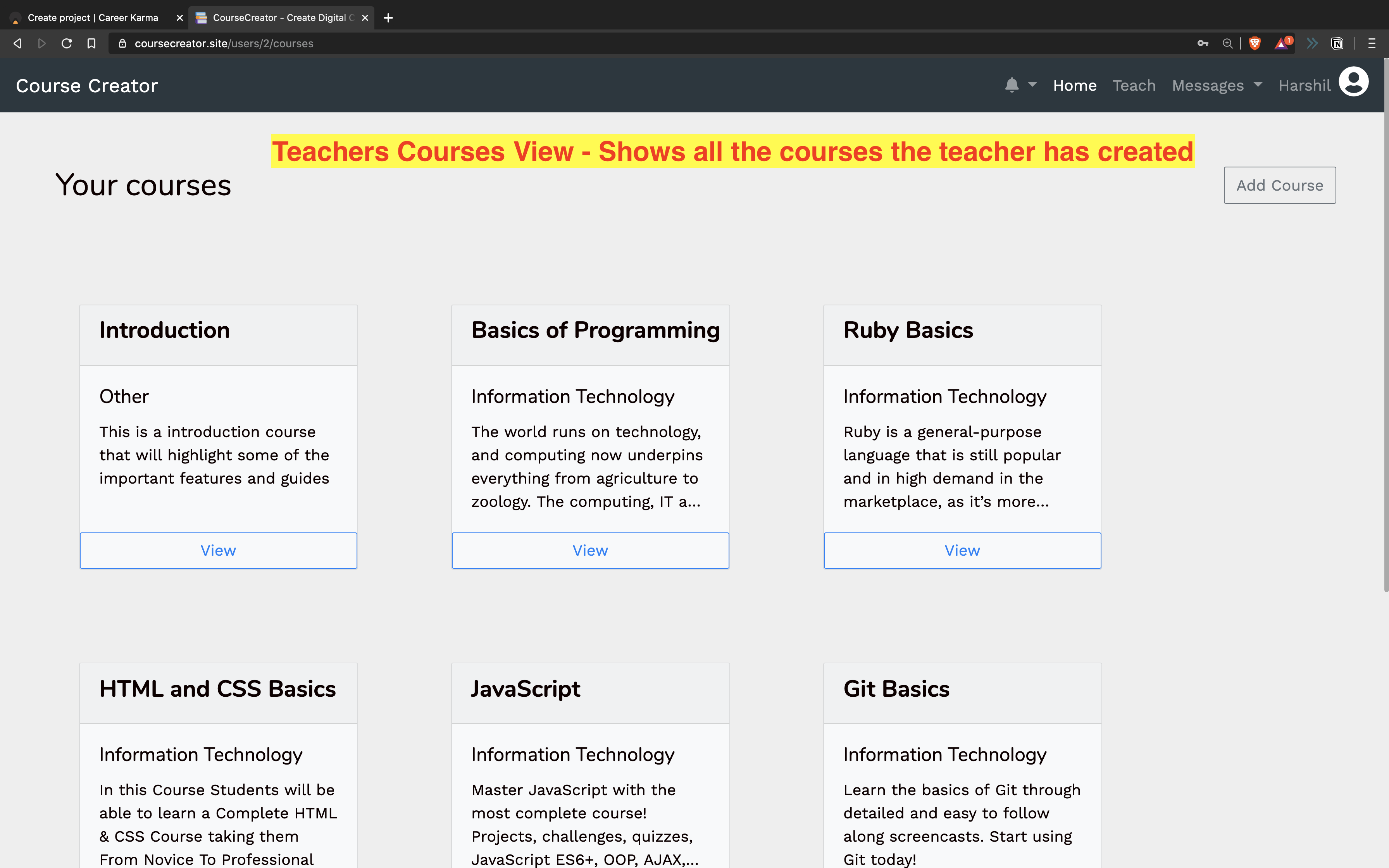 CourseCreator gallery image