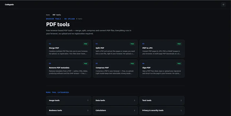 Private Tools by CodeGrain screenshot 2