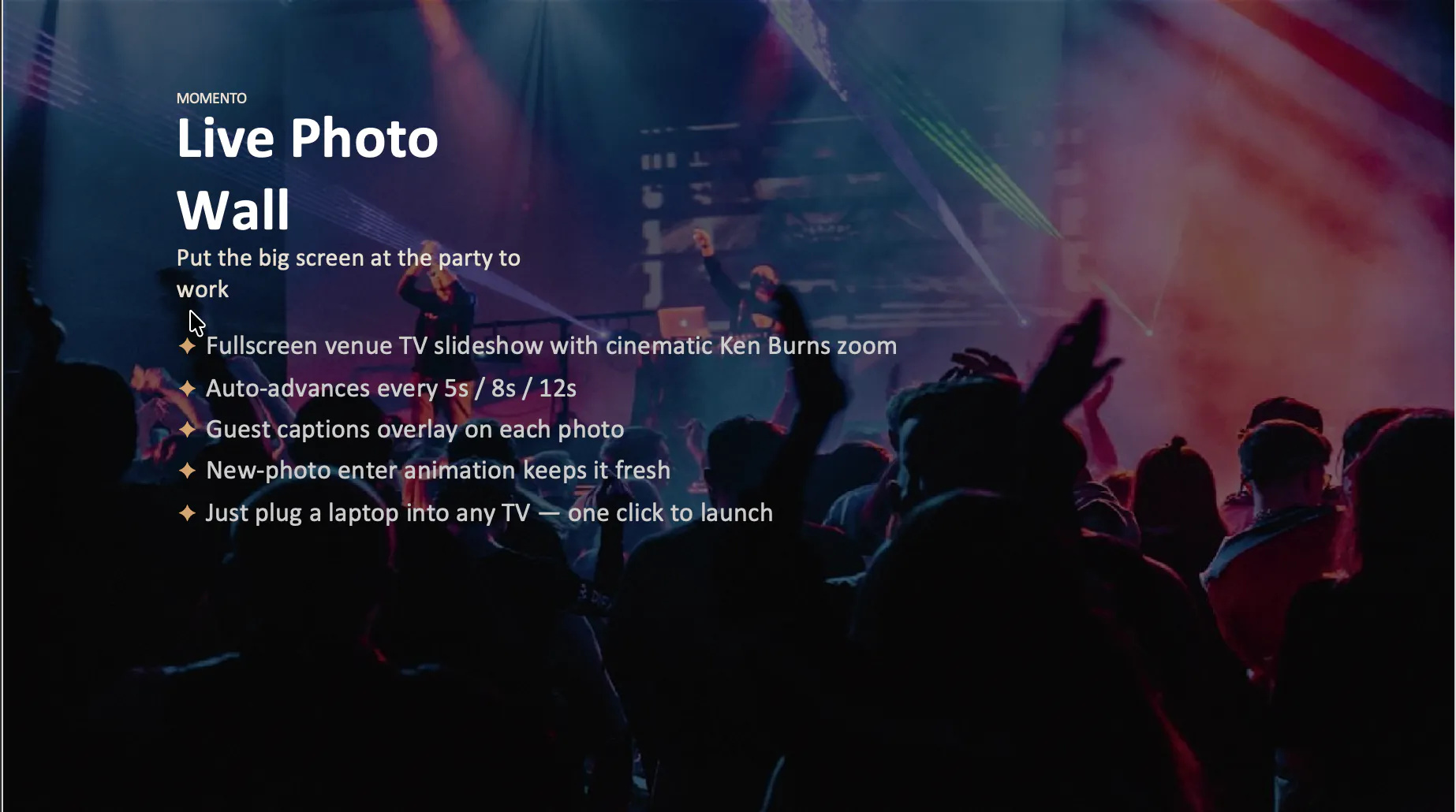 Momento: AI Guest Cam Experience Events gallery image