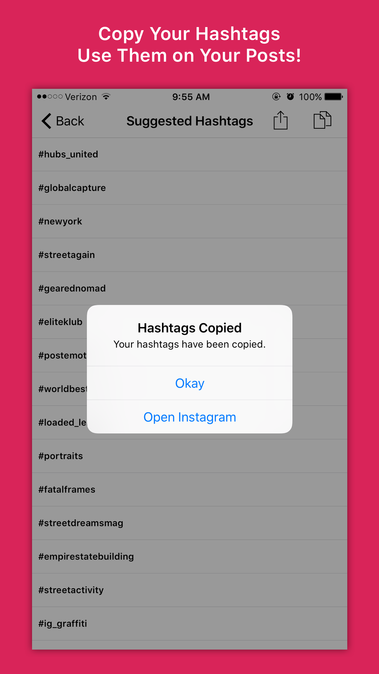 Hashtag Genius for Instagram gallery image