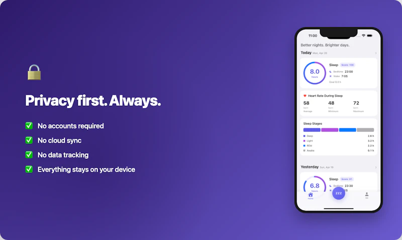 SleepUp - Sleep Tracker screenshot 3