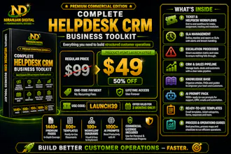 Complete Helpdesk CRM Business Toolkit gallery image