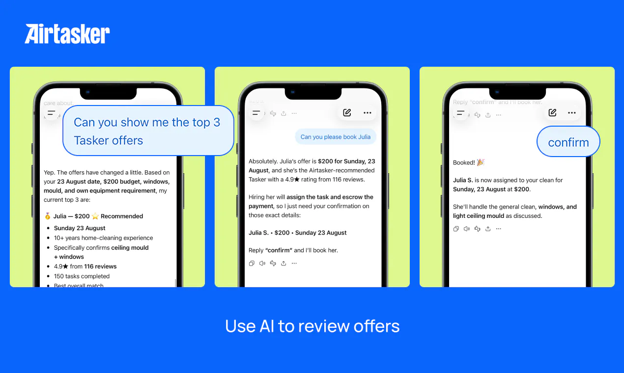 Airtasker ChatGPT Plugin gallery image