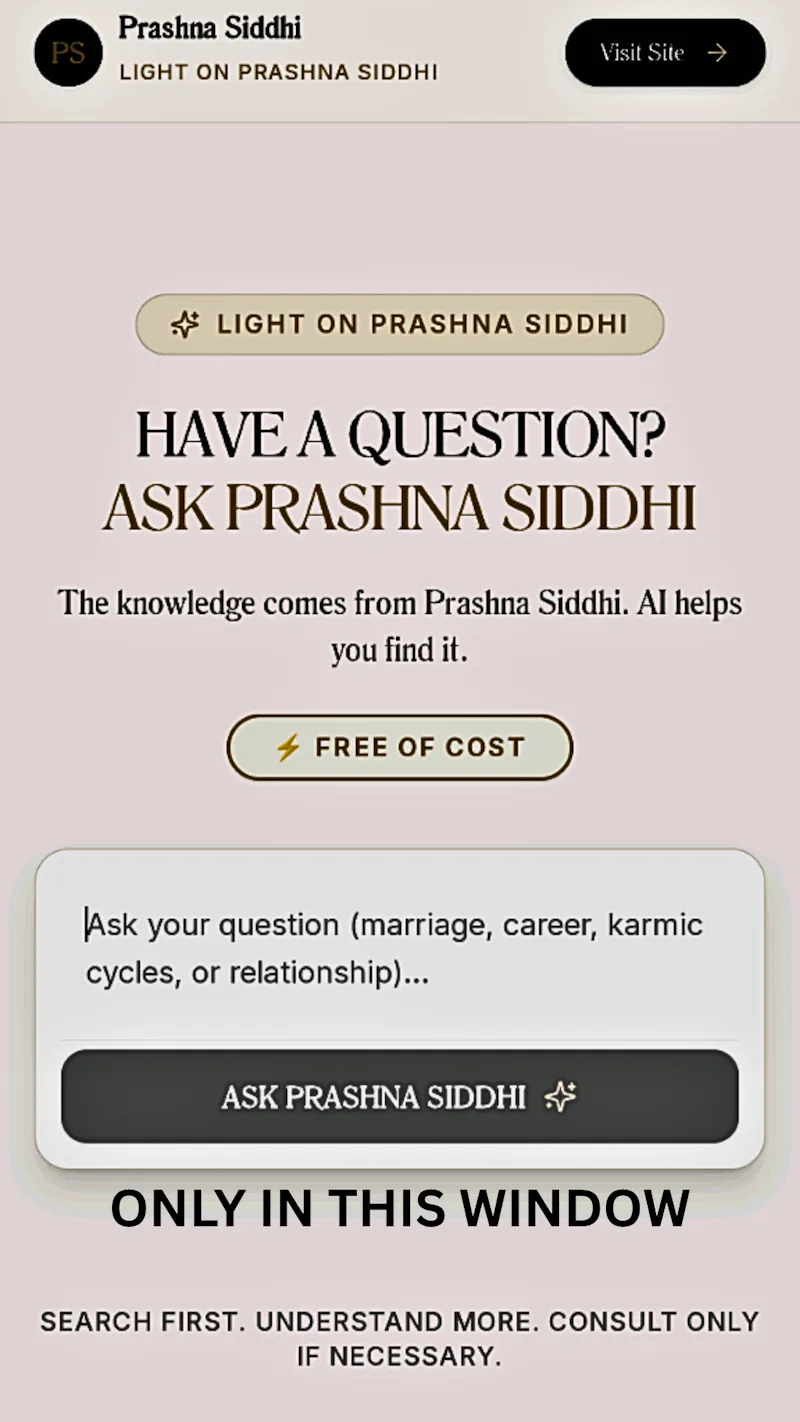 Light on Prashna Siddhi screenshot 1