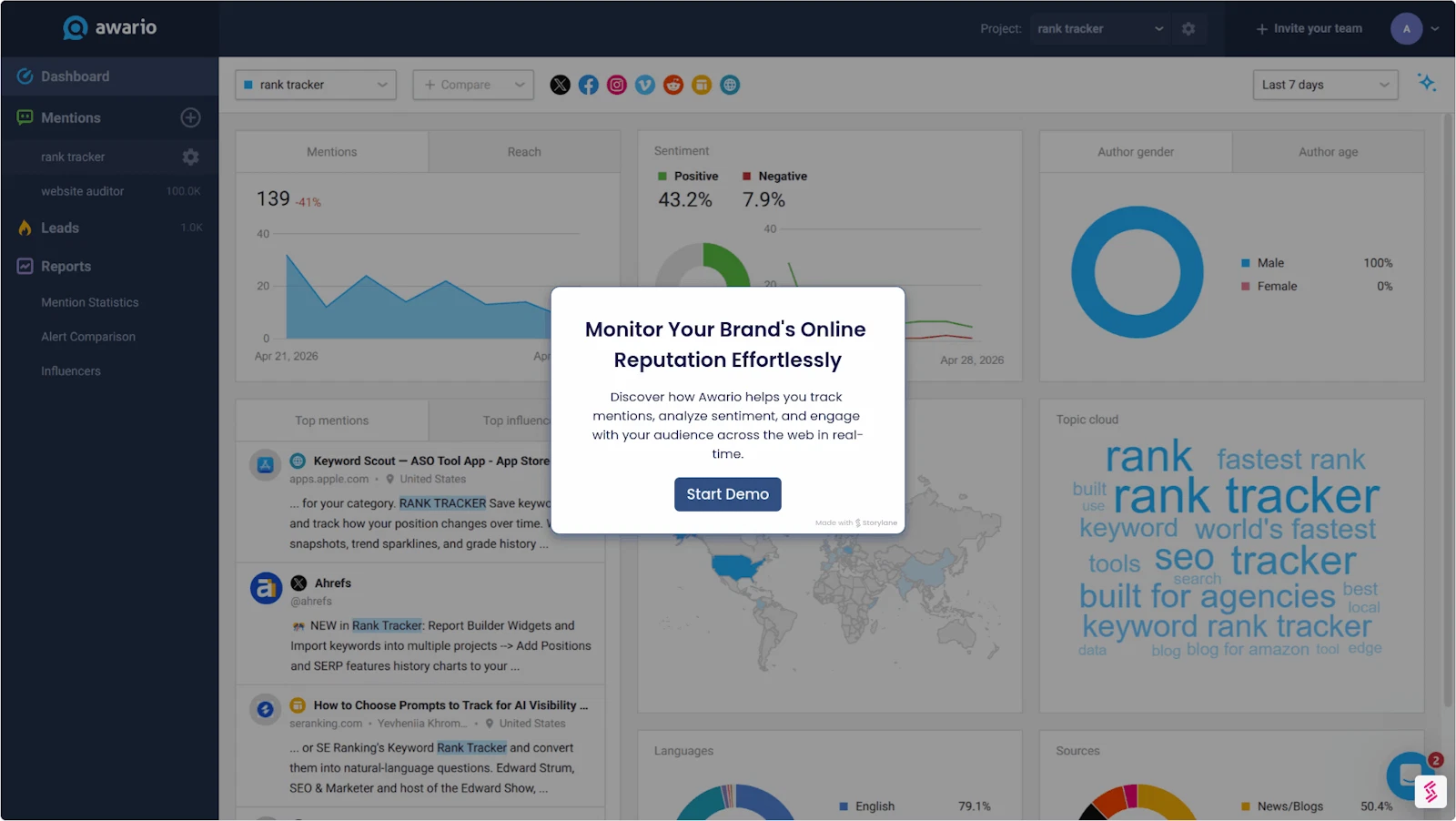 Awario Reddit Monitoring screenshot 6