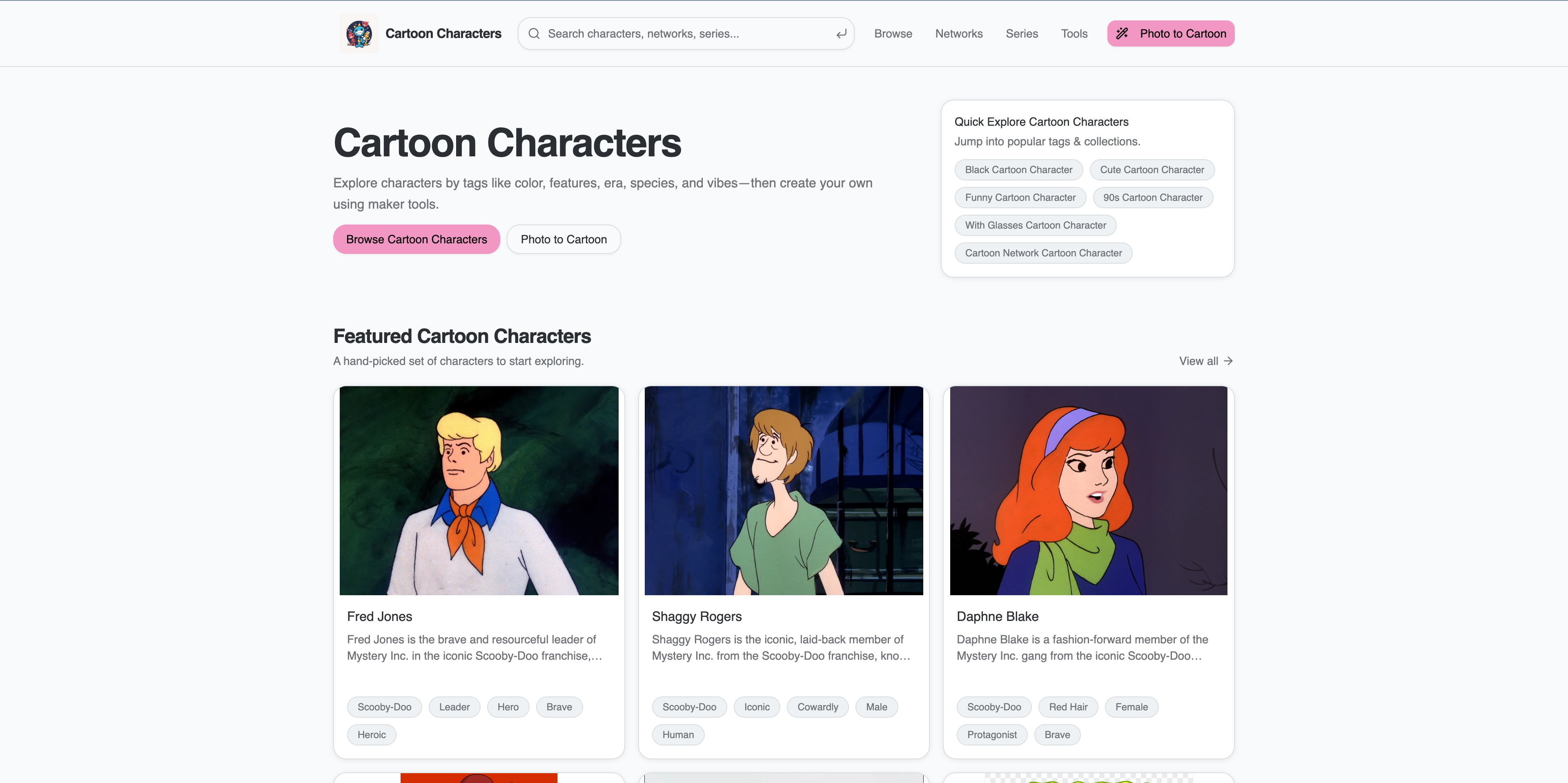 Cartoon Characters gallery image