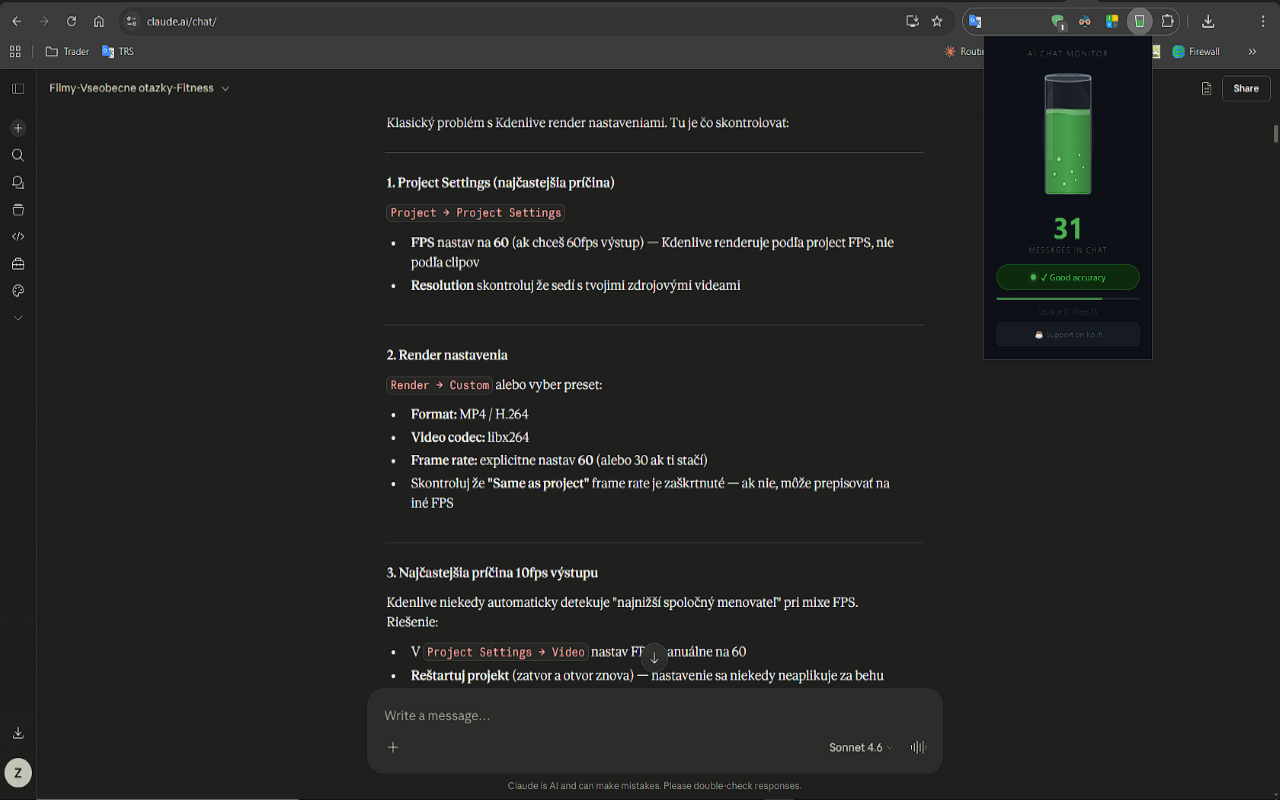 AI Chat Context Monitor gallery image