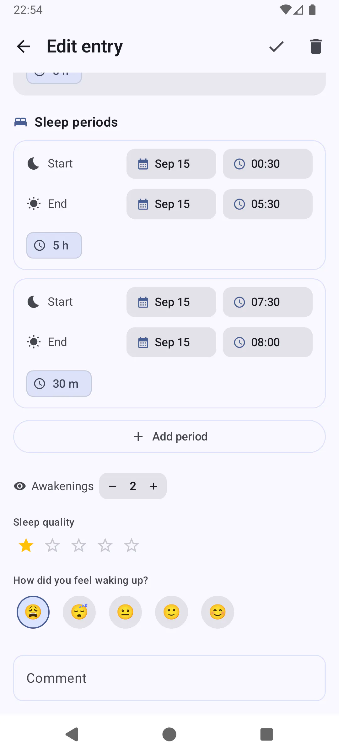 Sleep Diary gallery image