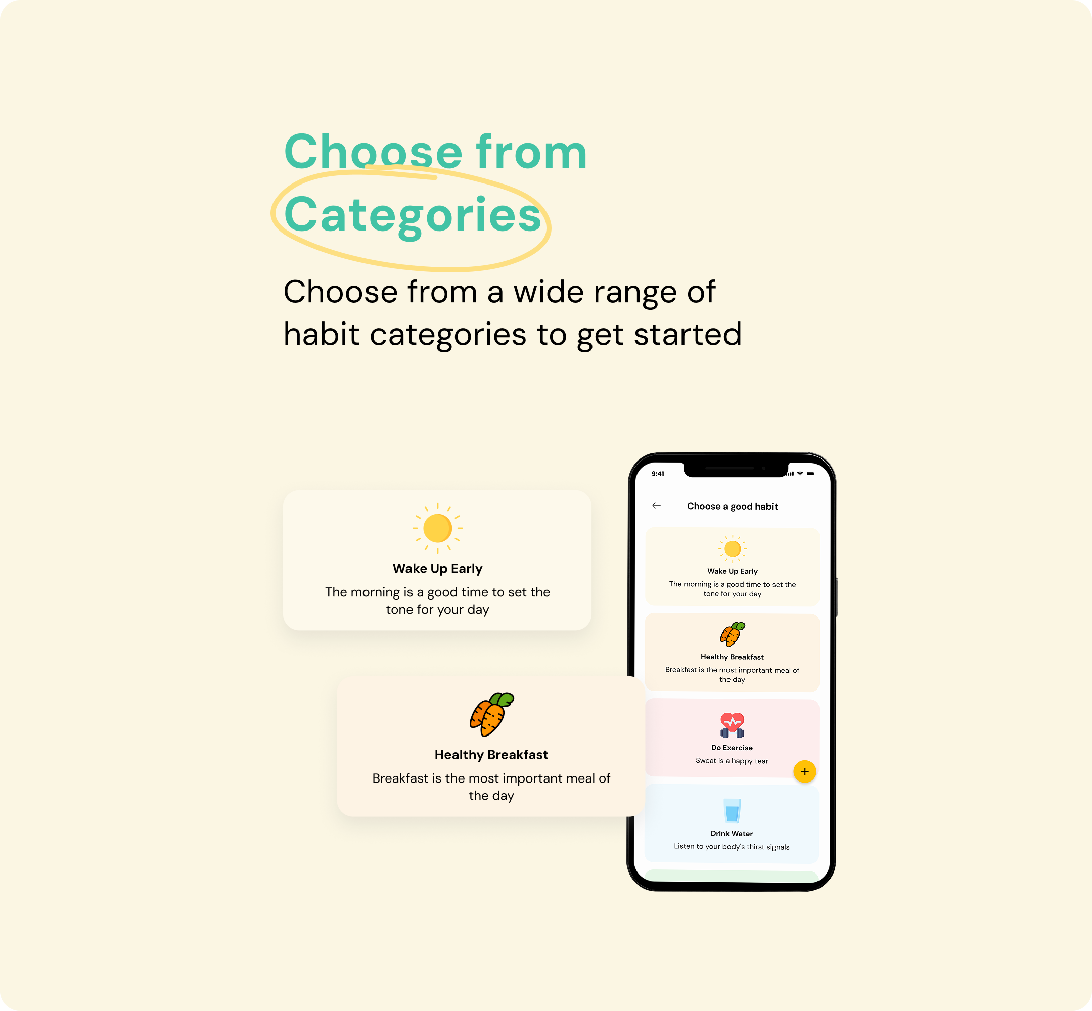 Media Habitbee AI: HARI HARI PENYIMPANAN HARI - Membina rutin harian anda, Mengekalkan Tracking Streak & Matlamat 6