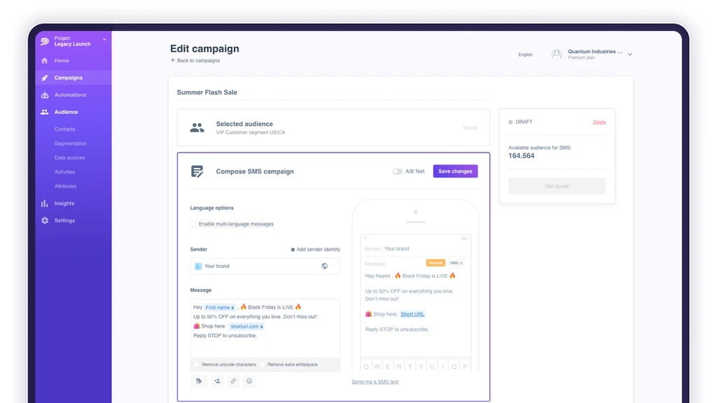 SMS Instasement - Получить больше продаж с помощью SMS -кампаний медиа 3